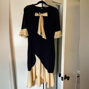Navy blue dress